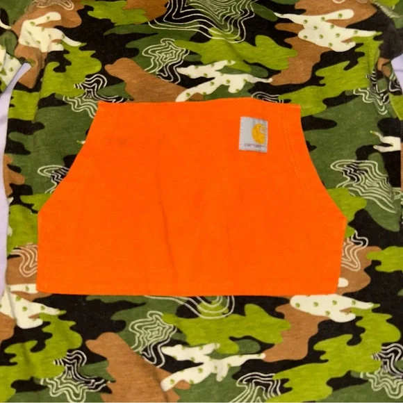 Carhartt baby-boys Long-sleeve Footless Jumpsuit Onesie - Picture 3 of 6